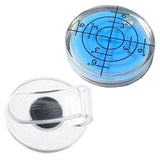 Maxbell Magnet Ball Marker Levelling Bubble Meter for Golfing Outdoor Sports Golfers Blue