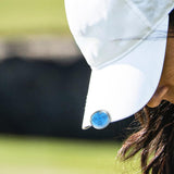 Maxbell Magnet Ball Marker Levelling Bubble Meter for Golfing Outdoor Sports Golfers Blue