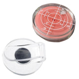 Maxbell Magnet Ball Marker Levelling Bubble Meter for Golfing Outdoor Sports Golfers Pink