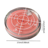 Maxbell Magnet Ball Marker Levelling Bubble Meter for Golfing Outdoor Sports Golfers Pink