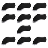 10 Pieces Golf Head Cover Protective Sleeves for Golf Cue Golf Games Outdoor Black