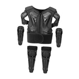 Maxbell Kids Motorcycle Vest Vest Suit Knee Pads Elbow Pads for Snowboarding Riding