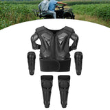 Maxbell Kids Motorcycle Vest Vest Suit Knee Pads Elbow Pads for Snowboarding Riding