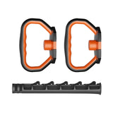 Maxbell Kettlebell Handles for Weight Plates with Connector Rod Nonslip Weight Grips