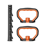 Maxbell Kettlebell Handles for Weight Plates with Connector Rod Nonslip Weight Grips