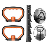 Maxbell Kettlebell Handles for Weight Plates with Connector Rod Nonslip Weight Grips