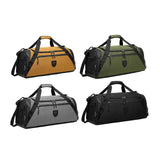 Maxbell Sports Gym Bag Dry Wet Separation Lightweight Handbag for Travel Beach Trips Khaki