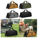 Maxbell Sports Gym Bag Dry Wet Separation Lightweight Handbag for Travel Beach Trips Khaki