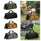 Maxbell Sports Gym Bag Dry Wet Separation Lightweight Handbag for Travel Beach Trips Khaki