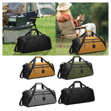 Maxbell Sports Gym Bag Dry Wet Separation Lightweight Handbag for Travel Beach Trips Khaki