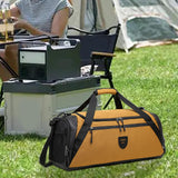 Maxbell Sports Gym Bag Dry Wet Separation Lightweight Handbag for Travel Beach Trips Khaki