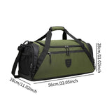 Maxbell Sports Gym Bag Dry Wet Separation Lightweight Handbag for Travel Beach Trips Green