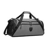 Maxbell Sports Gym Bag Dry Wet Separation Lightweight Handbag for Travel Beach Trips Gray