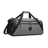 Maxbell Sports Gym Bag Dry Wet Separation Lightweight Handbag for Travel Beach Trips Gray