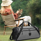 Maxbell Sports Gym Bag Dry Wet Separation Lightweight Handbag for Travel Beach Trips Gray