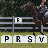 Maxbell Dressage Arena Markers Sports Lightweight Professional Training Wall Mounted 4pcs