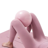 Maxbell Small Pilates Ball Heavy Duty Yoga Ball for Workout Stability Dance Practice Pink
