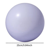 Maxbell Small Pilates Ball Heavy Duty Yoga Ball for Workout Stability Dance Practice Purple