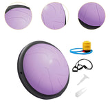 Maxbell Balance Ball Balance Trainer for Full Body Workouts Dance Home Gym Equipment Purple