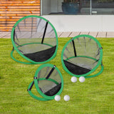 3x Golf Chipping Net Sturdy Folding Golfing Target Net for Backyard Practice Green