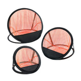 3x Golf Chipping Net Sturdy Folding Golfing Target Net for Backyard Practice Orange