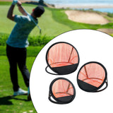 3x Golf Chipping Net Sturdy Folding Golfing Target Net for Backyard Practice Orange