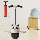 Maxbell Panda Shape Pogo Ball with Handle Kids Pogo Stick Jump for Playground White