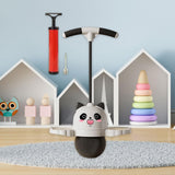 Maxbell Panda Shape Pogo Ball with Handle Kids Pogo Stick Jump for Playground White