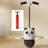 Maxbell Panda Shape Pogo Ball with Handle Kids Pogo Stick Jump for Playground White