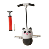Maxbell Panda Shape Pogo Ball with Handle Kids Pogo Stick Jump for Playground White