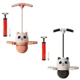 Maxbell Panda Shape Pogo Ball with Handle Kids Pogo Stick Jump for Playground White