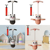 Maxbell Panda Shape Pogo Ball with Handle Kids Pogo Stick Jump for Playground White