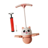 Maxbell Panda Shape Pogo Ball with Handle Kids Pogo Stick Jump for Playground Pink