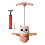 Maxbell Panda Shape Pogo Ball with Handle Kids Pogo Stick Jump for Playground Pink