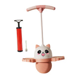 Maxbell Panda Shape Pogo Ball with Handle Kids Pogo Stick Jump for Playground Pink