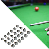 24x Billiard Pool Cue Tips for Billiards Players Snooker Small/Large Tip Cue