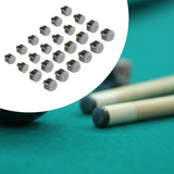 24x Billiard Pool Cue Tips for Billiards Players Snooker Small/Large Tip Cue