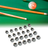 24x Billiard Pool Cue Tips for Billiards Players Snooker Small/Large Tip Cue