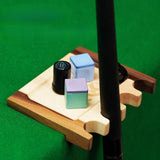 Maxbell Pool Cue Holder for Table Wood Cue Stick Claw Rack for Club Game Room Sports