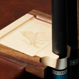 Maxbell Pool Cue Holder for Table Wood Cue Stick Claw Rack for Club Game Room Sports