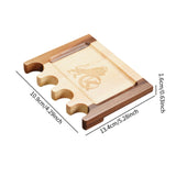 Maxbell Pool Cue Holder for Table Wood Cue Stick Claw Rack for Club Game Room Sports