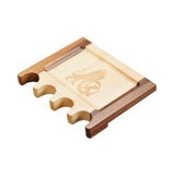 Maxbell Pool Cue Holder for Table Wood Cue Stick Claw Rack for Club Game Room Sports