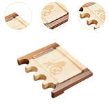 Maxbell Pool Cue Holder for Table Wood Cue Stick Claw Rack for Club Game Room Sports