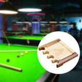 Maxbell Pool Cue Holder for Table Wood Cue Stick Claw Rack for Club Game Room Sports