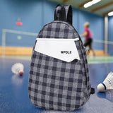 Badminton Bag Multifunctional Sport Bag Portable Tennis Bag Tennis Backpack Gray