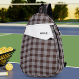 Badminton Bag Multifunctional Sport Bag Portable Tennis Bag Tennis Backpack Coffee