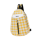 Badminton Bag Multifunctional Sport Bag Portable Tennis Bag Tennis Backpack Yellow