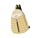 Badminton Bag Multifunctional Sport Bag Portable Tennis Bag Tennis Backpack Yellow