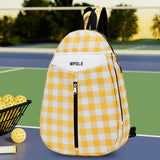 Badminton Bag Multifunctional Sport Bag Portable Tennis Bag Tennis Backpack Yellow