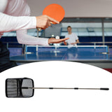 Table Tennis Ball Retriever Gatherer Harvesting Tool Adjustable Pick up Tool Black